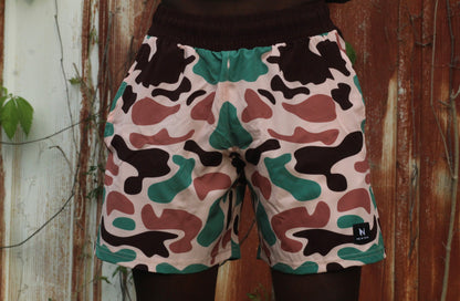 Newjus Duck Camo Hybrid Shorts